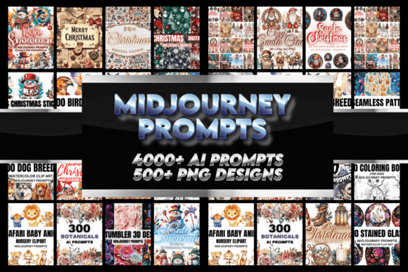 Download AI MidJourney Prompts Big Bundle - Midjourney prompt Collection