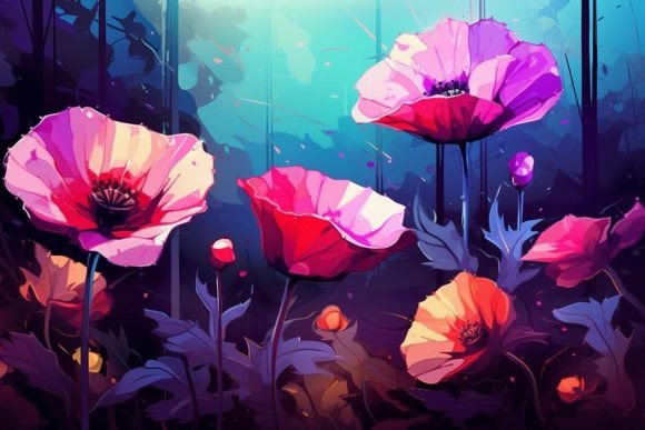 Download Nature-inspired Designs Poppy Art - Premium Resources