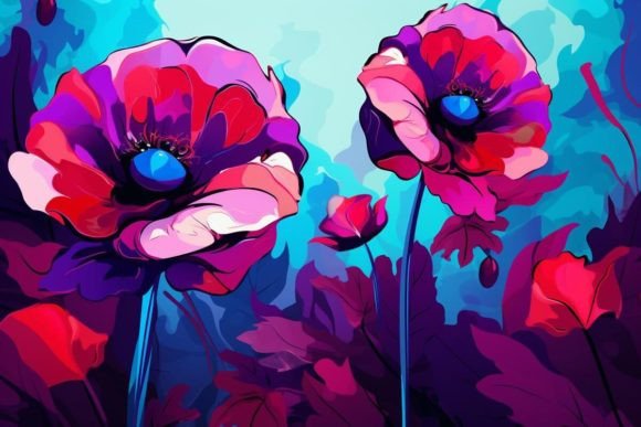 Download Nature-inspired Designs Poppy Art - Premium Resources