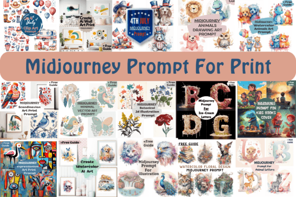Download Midjourney Prompt for Print Bundle - Midjourney prompt Collection
