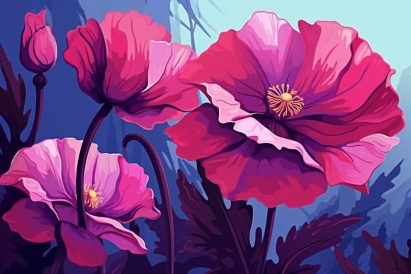 Download Nature-inspired Designs Poppy Art - Premium Resources