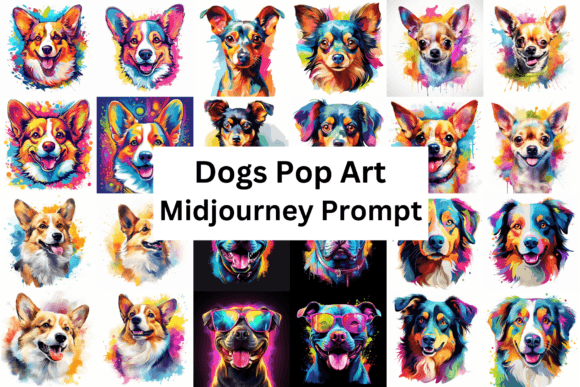 Download Midjourney Prompt for Dog Pop Art - Midjourney prompt Collection