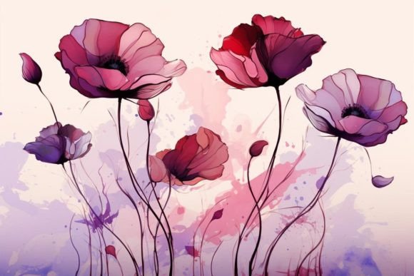 Download Nature-inspired Designs Poppy Art - Premium Resources